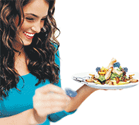 Sara La Fountainin astiastossa ruoka koristeltiin kukin