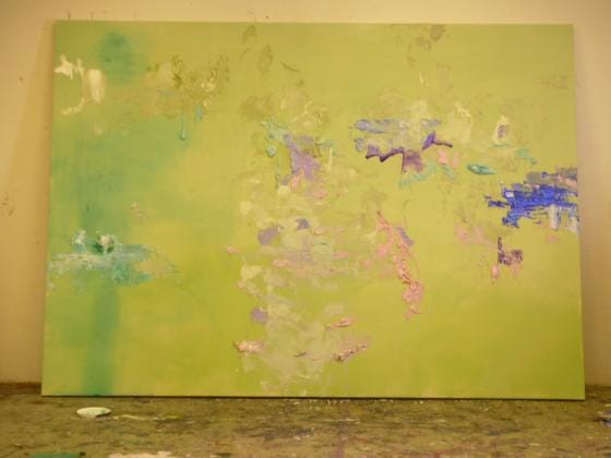 Toinen päivä: pohjamaalaus