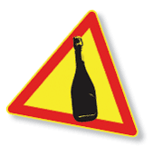 Jos leikkaa, et juo leikatusta pullosta.