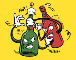 Millaista on elää parisuhteessa, jossa yhteiset baari-illat päättyvät aina riitaan?