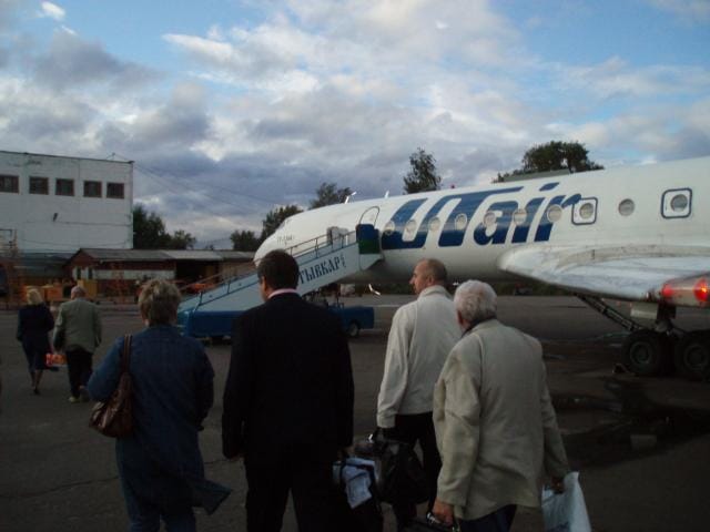 Kotimatka alkaa, UtAirin Putolev 134 Syktyvkarissa