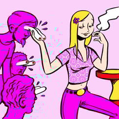 Zeena uskoo saaneensa anteeksi kärsimättömyyttään ulkonäkönsä ansiosta.