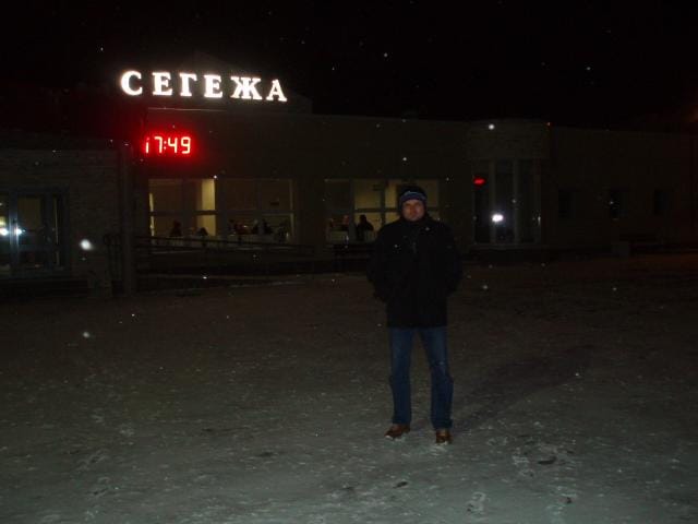 Segesan juna-asema, matkalla Muurmanskiin