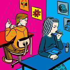 Vaille kolmekymppinen aviopari uskoutui päiväkirjalleen viikon ajan... Ja kuinka erilaiselta sama elämä näyttääkään!