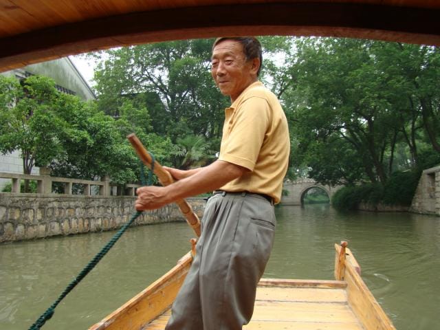 Suzhoulainen gondolieri