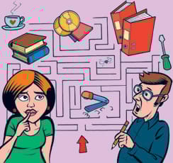 Albert Einsteinkin sanoi: ”Jos sotkuinen työpöytä on merkki sotkuisesta mielestä, mistä sitten kertoo täysin tyhjä pöytä?”