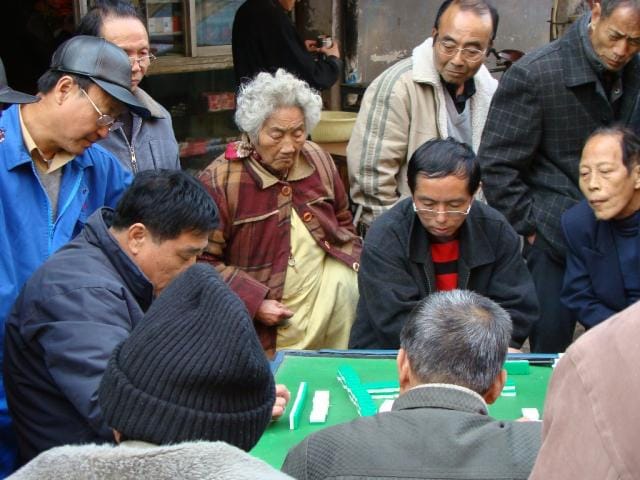 MahJong-ottelu DongTai-kadulla