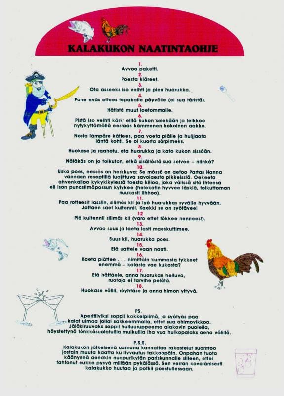 ~ Kalakukon naatintaohje ~