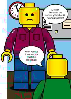 Voi, voi kun pomoja ei arvosteta tarpeeksi.