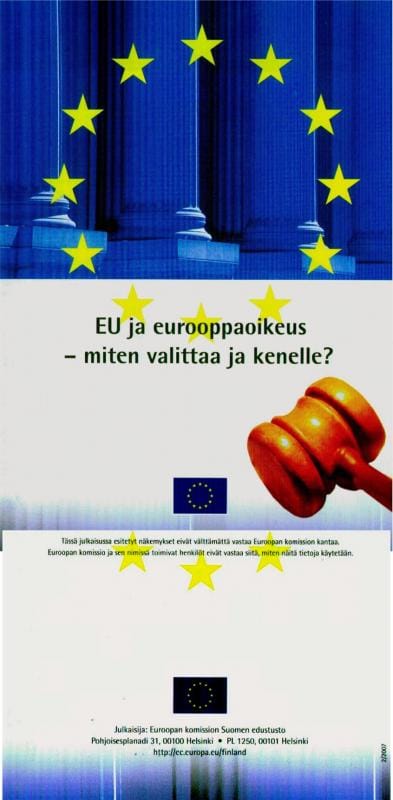~ Tilaa esite euroehdokkaaltasi ~