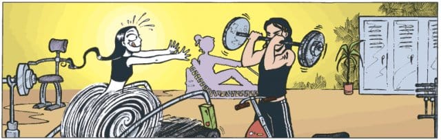 Näin se ei mene. Suomalainen sosiaalisuus näkyy myös punttiksella. :)