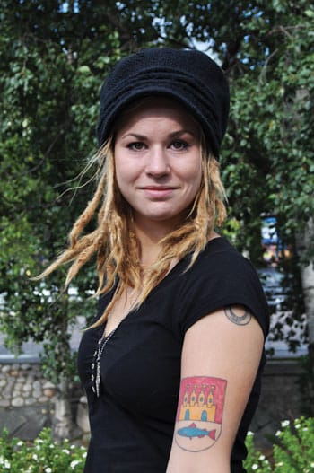 Hanna Sarkkisen Oulu-tatuointi on herättänyt paljon huomiota.