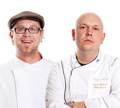 A21:sestä tuttu baarimestari Timo Siitonen on lyönyt hynttyyt yhteen keittiöpäällikkö Matti Jämsenin kanssa.