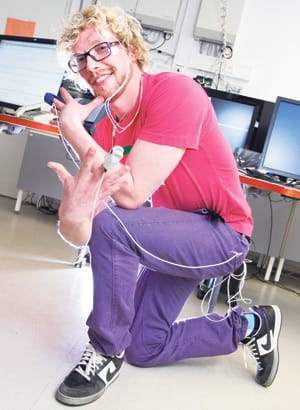 Lauri Ahonen harrastaa myös break dancea. ”Tänä vuonna on ollut vain yökerhotreenejä.”