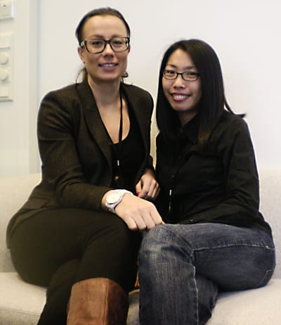 Saralla (oik.) on hymy herkässä duunipaikassaan. Positiivinen energia tarttuu helposti myös Mia Liimoon.