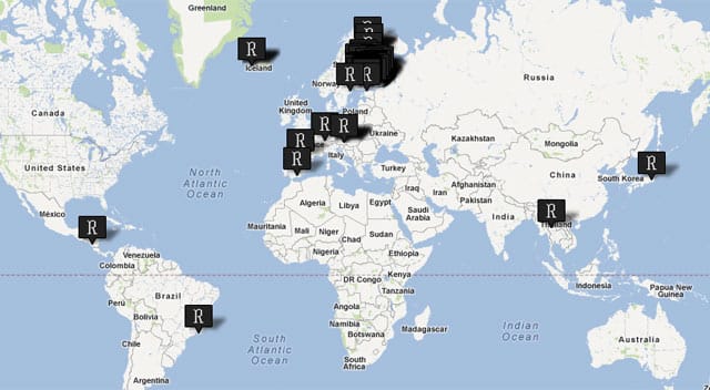 Ravintoloita nousee lähinnä länsimaihin. Etelä-Amerikassa, Afrikassa ja Aasiassa on muutenkin vahva katuruokakulttuuri.