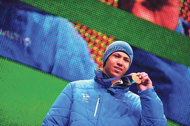 15-vuotias olympiavoittaja odottaa täysi-ikäisyydessä eniten ajokorttia. ”Sitten pääsee laskemaan milloin haluaa.”