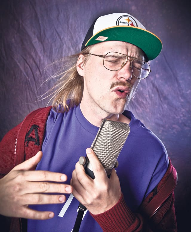 Bling-bling-imagosta Euroviisu-lookiin siirtyminen helpotti Stigin taloudellista tilannetta. "Tuli kalliiksi ostaa joka kerta uudet lenkkarit."