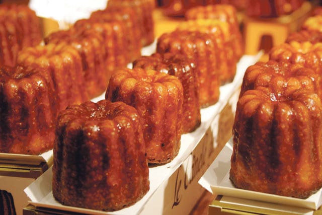 Macaron out, canelé in.