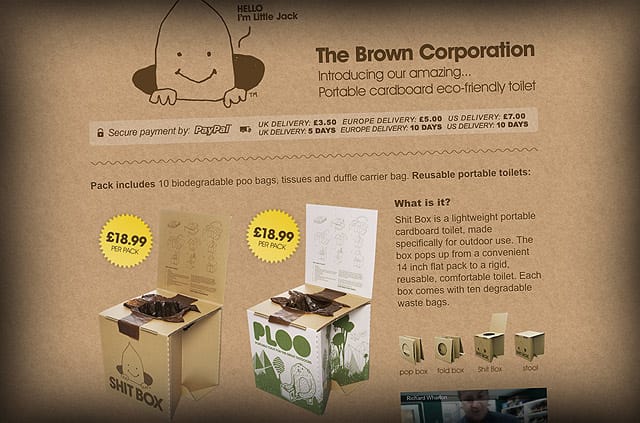 Kuvakaappaus The Brown Corporationin sivuilta.