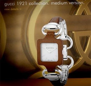 Luksuskellojen ystävät löytävät Guccia Stockalta.