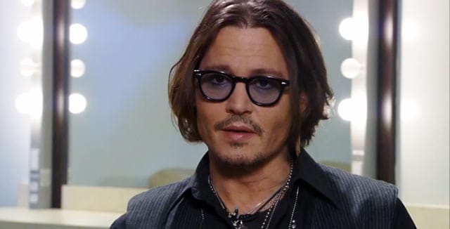 Johnny Deppin ilme, kun hän saa kuulla, ettei ole Andersonin leffassa. Tai ainakin tältä se voisi näyttää.