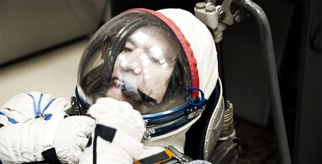 Avaruuden kovin twiittaaja Paolo Nespoli.