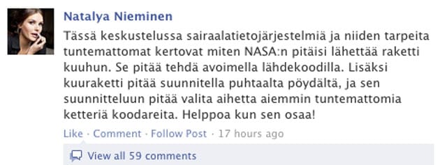 Ruutukaappaus tapahtuman Facebook-sivulta.