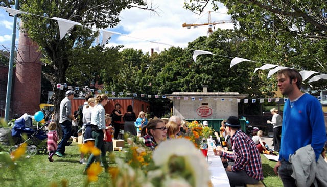 Tunnelmia Teurastamon elokuiselta piknikiltä.