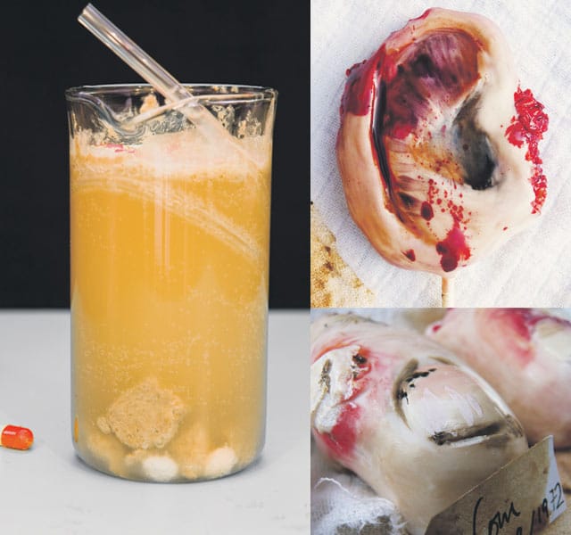 Cocktail muistuttaa  itsemurhan tehneen teini-ikäisen vatsan sisältöä.