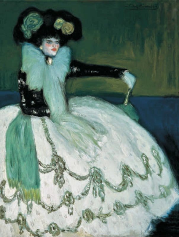 Picasson Sinipukuinen nainen