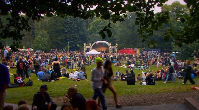 Festivaalihumua viime vuodelta.