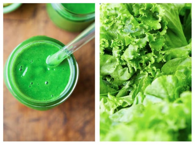 Vihersmoothiella potkua päivään.