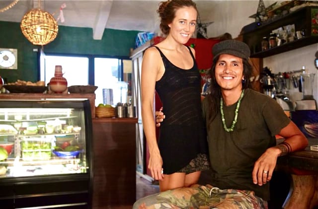 Real, pure love and inspirational-Organic restaurant Esperanza and the lovely owners Lucy and Joel.