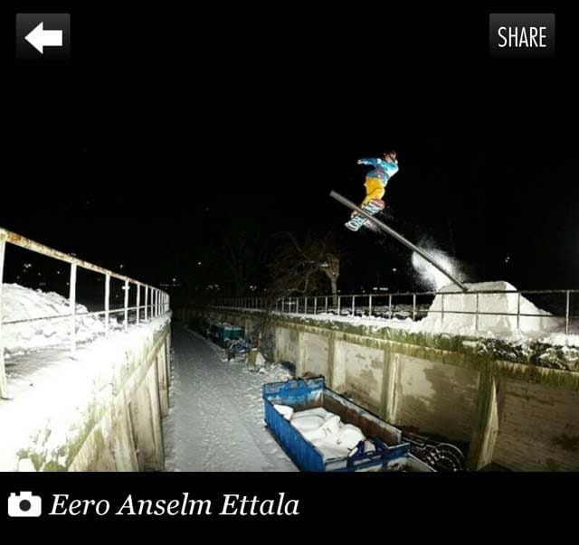 "Kaivarin legendaarinen gäppi omilla laskuvauhdeilla."