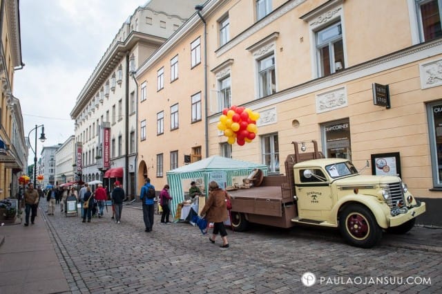 Sofiankatua ja Ravintola Sunnin sirkuskahvilaa
