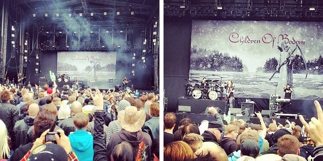 Children of Bodom oli odotettu esiintyjä.