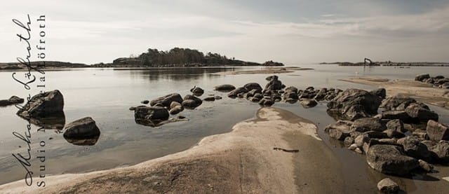 Veistoksellinen maisema.