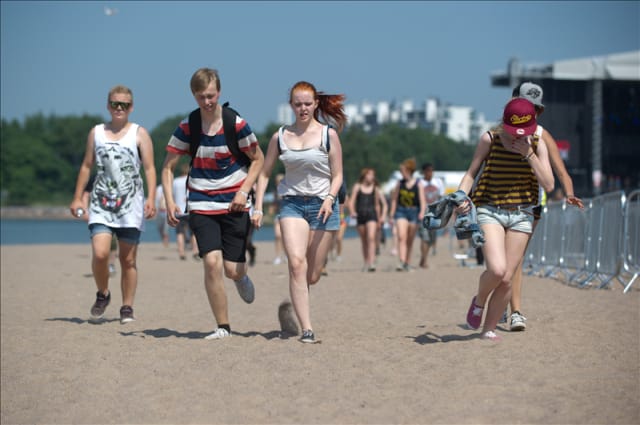 Helsingin saaristo on upeaa festariympäristöä.