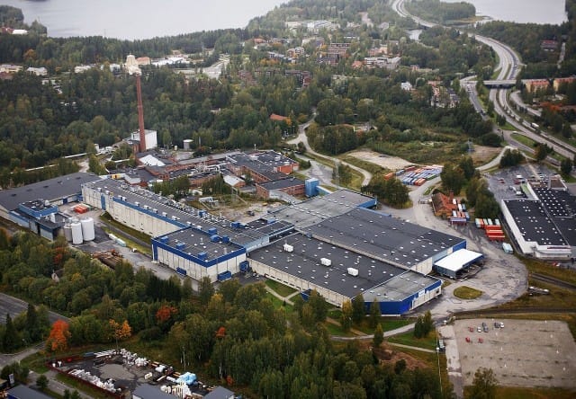 Kankaan paperitehdas vuonna 2010.