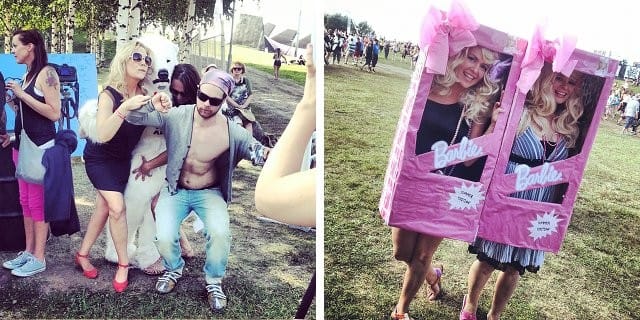 Festarityyleissä riitti taas ihmeteltävää.