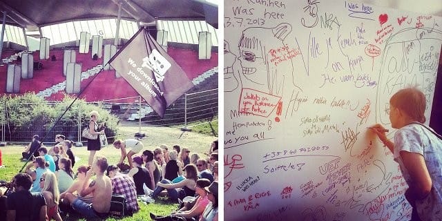 Ilosaarirockissa ei turhia stressattu.