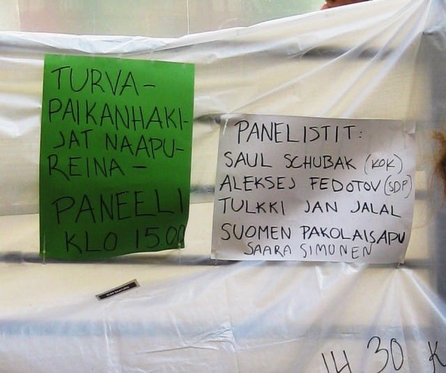 Kallio Block Partyssä oli myös vakavampaa ohjelmaa.