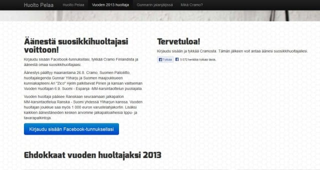 Vuoden 2013 jalkapallohuoltajakisan finaali. Laita Sinäkin äänesi kuulumaan.