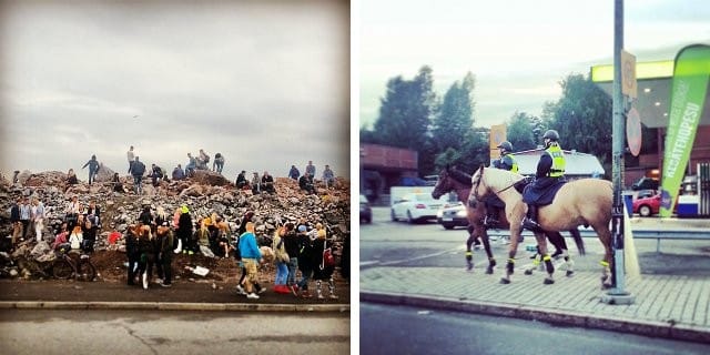 Viikonloppu sujui rauhallisesti suuresta kävijämäärästä huolimatta.