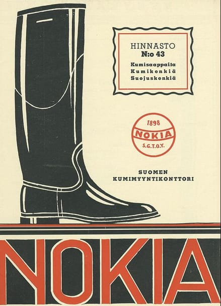 Yritykset voivat muuttua. Kumisaappaista kortsuihin ja televisiovalmistajasta kännykkäbisneksiin.