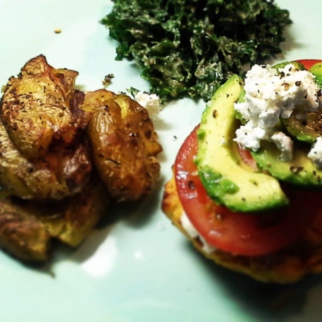 Taivaallisia pottuja! (Ihan hyvä burgerikin)