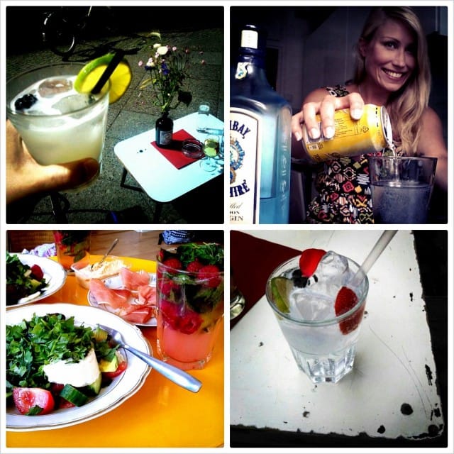 Kesämuistoja! Aurinkoa, herkkuja, drinkkejä... oih...