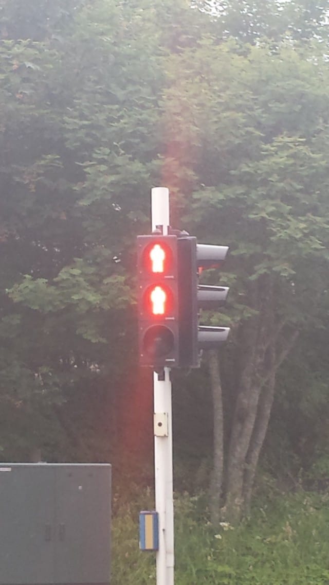 Norja. Erilainen liikennevalokulttuuri.