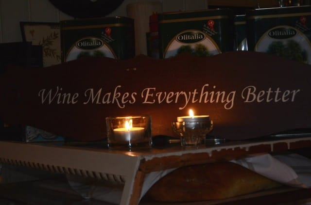 Viini on luonteva osa italialaista illallista.